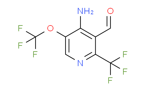4-Amino-5-(trifluoromethoxy)-2-(trifluoromethyl)pyridine-3-carboxaldehyde