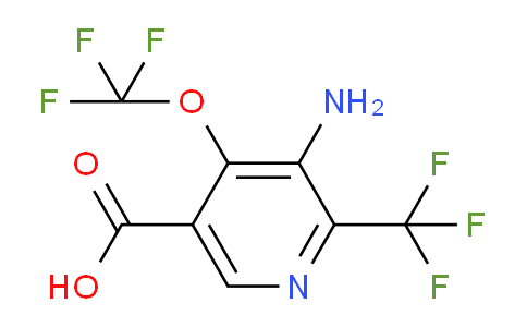 AM71118 | 1803575-47-4 | 3-Amino-4-(trifluoromethoxy)-2-(trifluoromethyl)pyridine-5-carboxylic acid