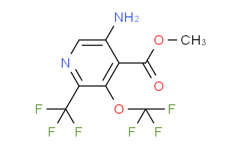 AM71119 | 1803664-70-1 | Methyl 5-amino-3-(trifluoromethoxy)-2-(trifluoromethyl)pyridine-4-carboxylate