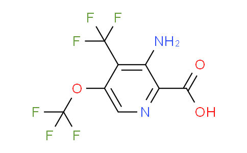 AM71123 | 1804537-62-9 | 3-Amino-5-(trifluoromethoxy)-4-(trifluoromethyl)pyridine-2-carboxylic acid