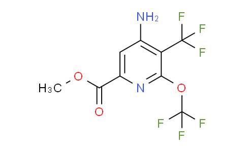 AM71125 | 1806102-06-6 | Methyl 4-amino-2-(trifluoromethoxy)-3-(trifluoromethyl)pyridine-6-carboxylate