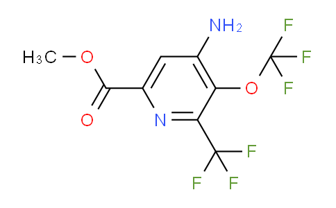 AM71128 | 1804601-86-2 | Methyl 4-amino-3-(trifluoromethoxy)-2-(trifluoromethyl)pyridine-6-carboxylate