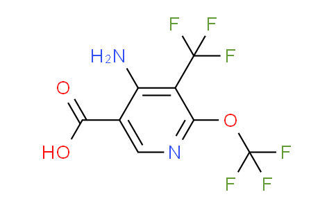 AM71129 | 1804483-50-8 | 4-Amino-2-(trifluoromethoxy)-3-(trifluoromethyl)pyridine-5-carboxylic acid
