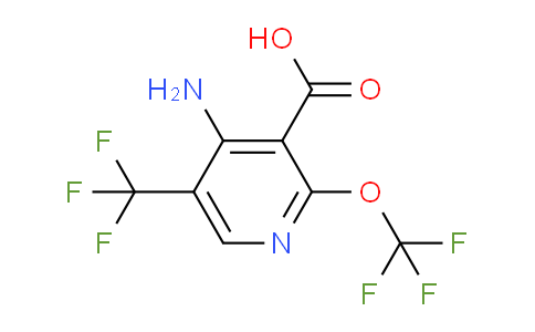 AM71132 | 1804543-01-8 | 4-Amino-2-(trifluoromethoxy)-5-(trifluoromethyl)pyridine-3-carboxylic acid
