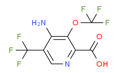 AM71136 | 1803994-94-6 | 4-Amino-3-(trifluoromethoxy)-5-(trifluoromethyl)pyridine-2-carboxylic acid