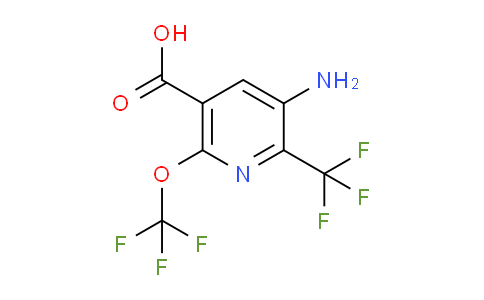 AM71142 | 1804483-59-7 | 3-Amino-6-(trifluoromethoxy)-2-(trifluoromethyl)pyridine-5-carboxylic acid