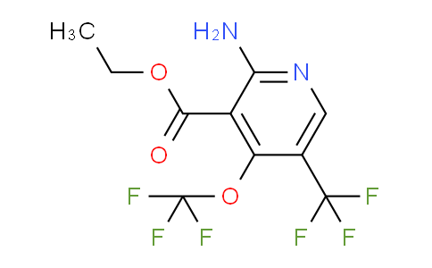 Ethyl 2-amino-4-(trifluoromethoxy)-5-(trifluoromethyl)pyridine-3-carboxylate