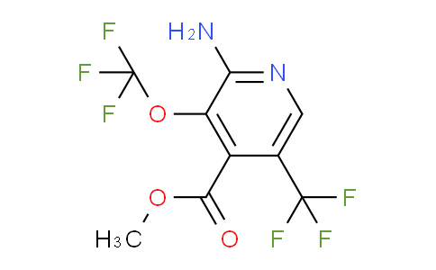 Methyl 2-amino-3-(trifluoromethoxy)-5-(trifluoromethyl)pyridine-4-carboxylate