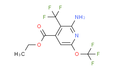 AM71151 | 1806198-30-0 | Ethyl 2-amino-6-(trifluoromethoxy)-3-(trifluoromethyl)pyridine-4-carboxylate