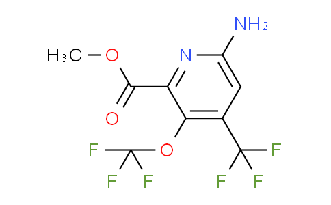 AM71158 | 1804474-60-9 | Methyl 6-amino-3-(trifluoromethoxy)-4-(trifluoromethyl)pyridine-2-carboxylate