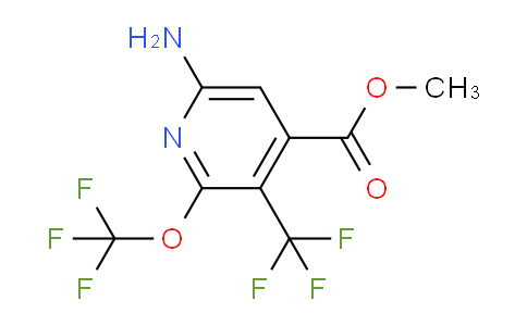 AM71165 | 1803477-21-5 | Methyl 6-amino-2-(trifluoromethoxy)-3-(trifluoromethyl)pyridine-4-carboxylate