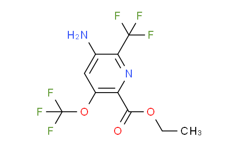AM71166 | 1806130-92-6 | Ethyl 3-amino-5-(trifluoromethoxy)-2-(trifluoromethyl)pyridine-6-carboxylate