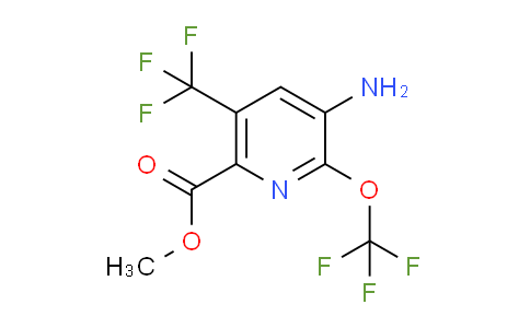 AM71168 | 1804601-64-6 | Methyl 3-amino-2-(trifluoromethoxy)-5-(trifluoromethyl)pyridine-6-carboxylate