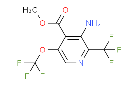 AM71173 | 1804601-69-1 | Methyl 3-amino-5-(trifluoromethoxy)-2-(trifluoromethyl)pyridine-4-carboxylate