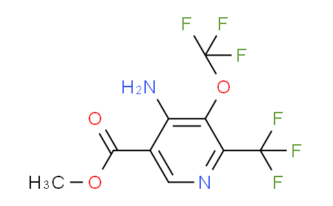 AM71180 | 1806102-14-6 | Methyl 4-amino-3-(trifluoromethoxy)-2-(trifluoromethyl)pyridine-5-carboxylate