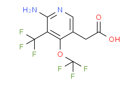 AM71188 | 1804602-16-1 | 2-Amino-4-(trifluoromethoxy)-3-(trifluoromethyl)pyridine-5-acetic acid