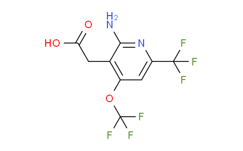 AM71192 | 1804618-24-3 | 2-Amino-4-(trifluoromethoxy)-6-(trifluoromethyl)pyridine-3-acetic acid