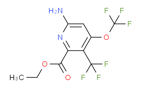AM71199 | 1803477-53-3 | Ethyl 6-amino-4-(trifluoromethoxy)-3-(trifluoromethyl)pyridine-2-carboxylate