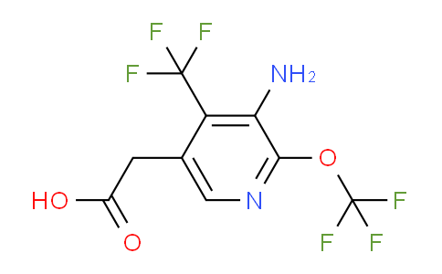 AM71203 | 1806000-87-2 | 3-Amino-2-(trifluoromethoxy)-4-(trifluoromethyl)pyridine-5-acetic acid
