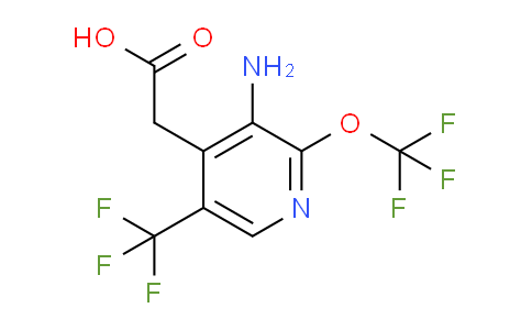 AM71204 | 1806102-38-4 | 3-Amino-2-(trifluoromethoxy)-5-(trifluoromethyl)pyridine-4-acetic acid