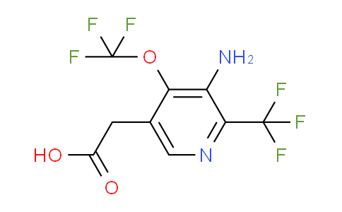AM71206 | 1804026-16-1 | 3-Amino-4-(trifluoromethoxy)-2-(trifluoromethyl)pyridine-5-acetic acid