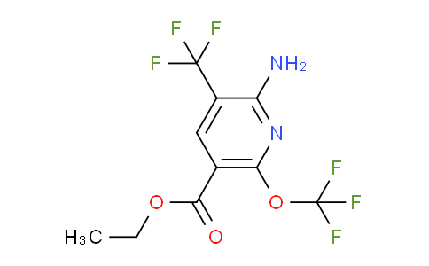 AM71207 | 1804025-54-4 | Ethyl 2-amino-6-(trifluoromethoxy)-3-(trifluoromethyl)pyridine-5-carboxylate
