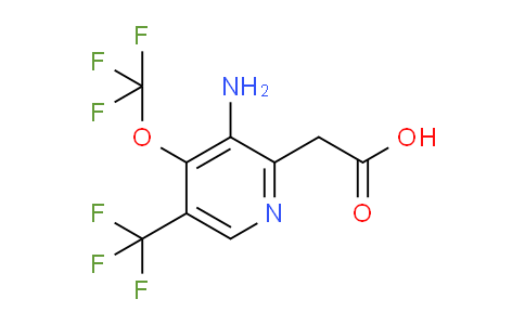 AM71208 | 1806213-30-8 | 3-Amino-4-(trifluoromethoxy)-5-(trifluoromethyl)pyridine-2-acetic acid
