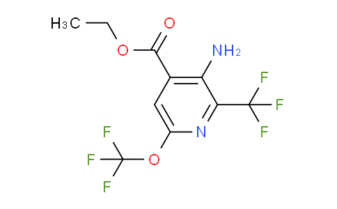 AM71227 | 1804602-12-7 | Ethyl 3-amino-6-(trifluoromethoxy)-2-(trifluoromethyl)pyridine-4-carboxylate