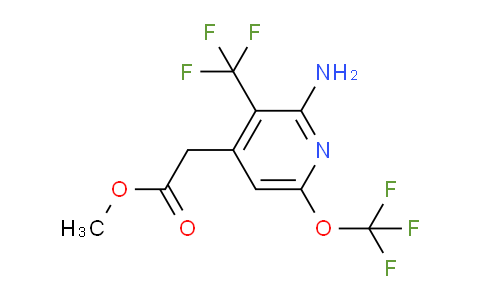 AM71231 | 1804610-20-5 | Methyl 2-amino-6-(trifluoromethoxy)-3-(trifluoromethyl)pyridine-4-acetate