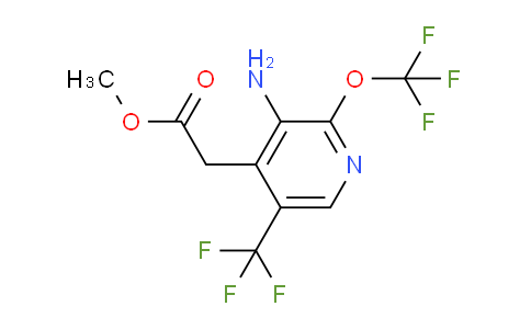 AM71236 | 1806102-41-9 | Methyl 3-amino-2-(trifluoromethoxy)-5-(trifluoromethyl)pyridine-4-acetate