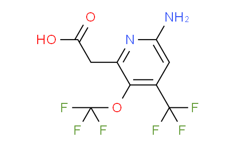 AM71239 | 1804538-69-9 | 6-Amino-3-(trifluoromethoxy)-4-(trifluoromethyl)pyridine-2-acetic acid