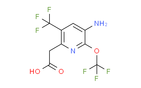 AM71246 | 1804602-29-6 | 3-Amino-2-(trifluoromethoxy)-5-(trifluoromethyl)pyridine-6-acetic acid