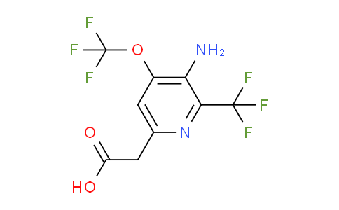 AM71248 | 1806000-98-5 | 3-Amino-4-(trifluoromethoxy)-2-(trifluoromethyl)pyridine-6-acetic acid