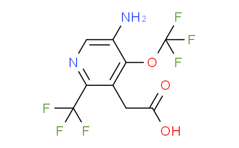 AM71250 | 1803576-20-6 | 5-Amino-4-(trifluoromethoxy)-2-(trifluoromethyl)pyridine-3-acetic acid