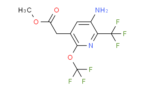 AM71252 | 1804543-43-8 | Methyl 3-amino-6-(trifluoromethoxy)-2-(trifluoromethyl)pyridine-5-acetate