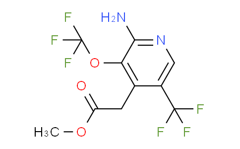 AM71263 | 1806001-22-8 | Methyl 2-amino-3-(trifluoromethoxy)-5-(trifluoromethyl)pyridine-4-acetate
