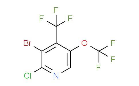 3-Bromo-2-chloro-5-(trifluoromethoxy)-4-(trifluoromethyl)pyridine