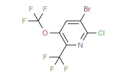 AM71280 | 1804640-16-1 | 3-Bromo-2-chloro-5-(trifluoromethoxy)-6-(trifluoromethyl)pyridine