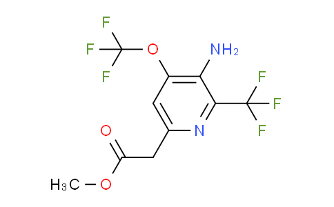 AM71286 | 1803477-74-8 | Methyl 3-amino-4-(trifluoromethoxy)-2-(trifluoromethyl)pyridine-6-acetate