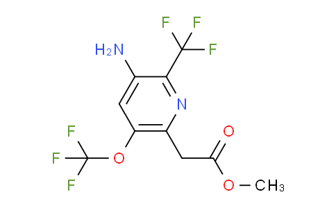 AM71289 | 1806213-56-8 | Methyl 3-amino-5-(trifluoromethoxy)-2-(trifluoromethyl)pyridine-6-acetate