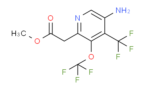 AM71290 | 1804026-63-8 | Methyl 5-amino-3-(trifluoromethoxy)-4-(trifluoromethyl)pyridine-2-acetate