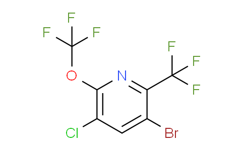 AM71292 | 1806214-40-3 | 3-Bromo-5-chloro-6-(trifluoromethoxy)-2-(trifluoromethyl)pyridine