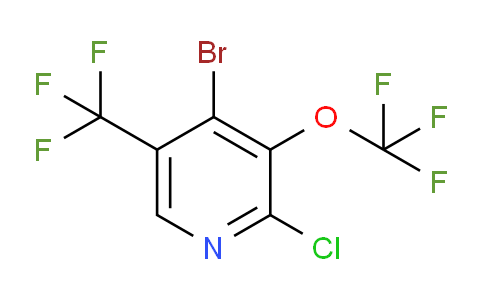 AM71293 | 1804378-65-1 | 4-Bromo-2-chloro-3-(trifluoromethoxy)-5-(trifluoromethyl)pyridine