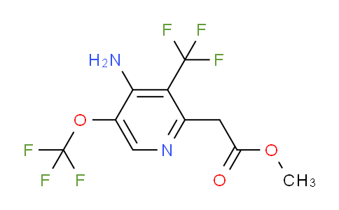 AM71299 | 1804026-67-2 | Methyl 4-amino-5-(trifluoromethoxy)-3-(trifluoromethyl)pyridine-2-acetate