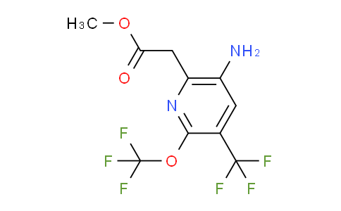 AM71302 | 1803477-94-2 | Methyl 5-amino-2-(trifluoromethoxy)-3-(trifluoromethyl)pyridine-6-acetate