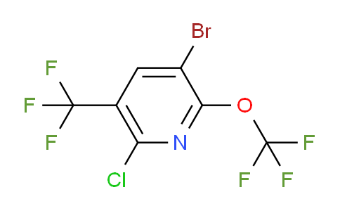 AM71303 | 1803436-18-1 | 3-Bromo-6-chloro-2-(trifluoromethoxy)-5-(trifluoromethyl)pyridine