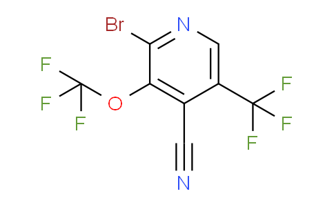 AM71308 | 1803659-42-8 | 2-Bromo-4-cyano-3-(trifluoromethoxy)-5-(trifluoromethyl)pyridine