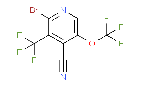 AM71311 | 1806013-69-3 | 2-Bromo-4-cyano-5-(trifluoromethoxy)-3-(trifluoromethyl)pyridine