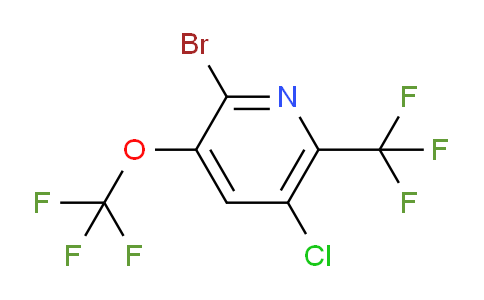 AM71318 | 1806014-19-6 | 2-Bromo-5-chloro-3-(trifluoromethoxy)-6-(trifluoromethyl)pyridine