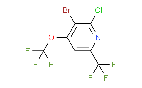 AM71324 | 1806081-57-1 | 3-Bromo-2-chloro-4-(trifluoromethoxy)-6-(trifluoromethyl)pyridine